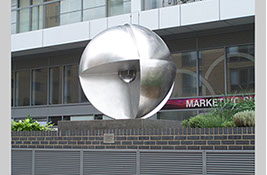 The still centre of the turning world sculpture by Dick Onians