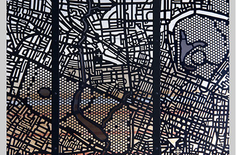 Artwork panel by Julian Stocks