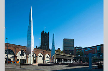 Salford beacon sculptures by Mel Chantrey