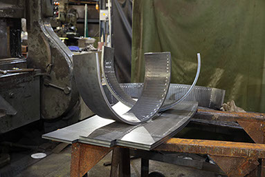 Finished pressed items using our folder