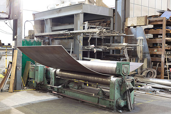 Rolling plate in our plate rollers