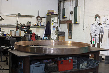 Rolled and welded bronze ring