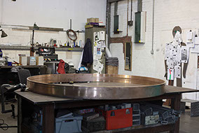 Rolled and welded bronze ring