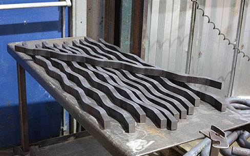 Folded/pressed bespoke handrails