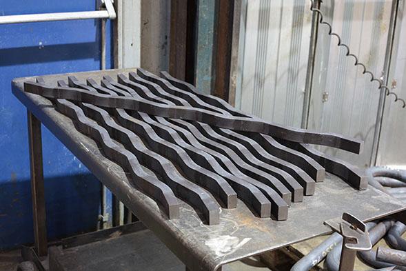 Folded/pressed bespoke handrails