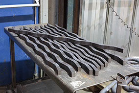 Folded/pressed bespoke handrails